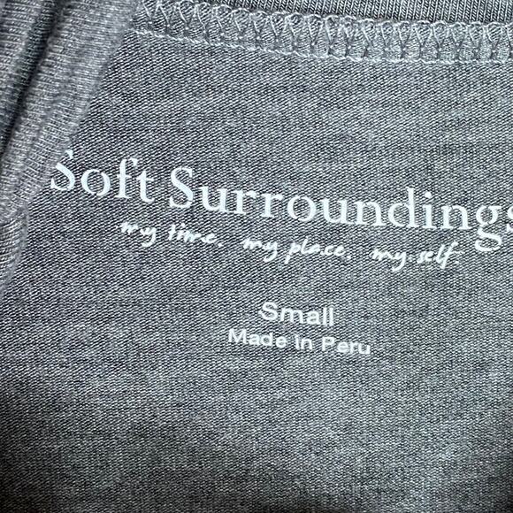 Soft Surroundings Womens Heather Gray Timely Turtleneck Tunic Top Size Small - Picture 8 of 9